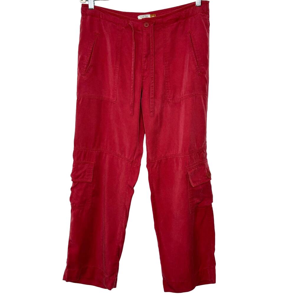 Vintage Old Navy Cargo Pants Women's 12‎ Red